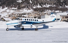 Hawker Beechcraft King Air 350i | D-CKWM | private | SAMEDAN (LSZS/SMV) 02.03.2013