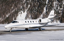 Cessna 560XL Citation Excel | G-PEPE | untitled (London Exec Aviation) | SAMEDAN (LSZS/SMV) 02.03.2013