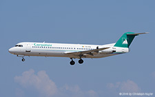 Fokker 100 | YR-FKB | Carpatair | RHODOS - DIAGORAS (LGRP/RHO) 11.09.2014