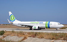 Boeing 737-8K2 | PH-HSA | Transavia | RHODOS - DIAGORAS (LGRP/RHO) 16.09.2014