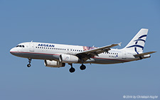 Airbus A320-232 | SX-DVU | Aegean Airlines | RHODOS - DIAGORAS (LGRP/RHO) 18.09.2014
