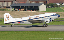 Douglas DC-3 | HB-IRJ | Breitling | PAYERNE (LSMP/---) 08.09.2014