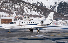Cessna 680 Citation Sovereign | SP-EAR | untitled (Blue Jet) | SAMEDAN (LSZS/SMV) 12.01.2014