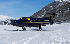 Pilatus PC-12/47E | HB-FVD | Air Corviglia | SAMEDAN (LSZS/SMV) 25.01.2014