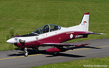 Pilatus PC-21 | HB-HVP | Qatar Emiri Air Force  |  with droptanks | BUOCHS (LSZC/BXO) 26.08.2015
