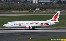 Boeing 737-49R | OM-GTB | Go2Sky | D&UUML;SSELDORF (EDDL/DUS) 09.04.2016