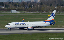 Boeing 737-8HC | TC-SEK | SunExpress | D&UUML;SSELDORF (EDDL/DUS) 09.04.2016