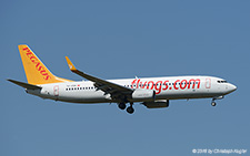 Boeing 737-82R | TC-CPA | Pegasus Airlines | M&UUML;NCHEN FRANZ-JOSEF-STRAUSS (EDDM/MUC) 27.08.2016