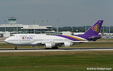 Boeing 747-4D7 | HS-TGA | Thai Airways International | M&UUML;NCHEN FRANZ-JOSEF-STRAUSS (EDDM/MUC) 28.08.2016