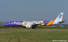 Embraer ERJ-195LR | G-FBEM | Flybe  |  Kids & Teens Livery | AMSTERDAM-SCHIPHOL (EHAM/AMS) 10.04.2016