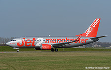 Boeing 737-330 | G-CELI | Jet2  |  Manchester billboard titles | AMSTERDAM-SCHIPHOL (EHAM/AMS) 10.04.2016