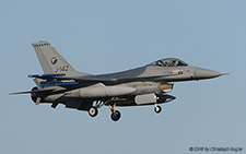 General Dynamics F-16AM | J-142 | Royal Netherlands Air Force | LEEUWARDEN (EHLW/LWR) 11.04.2016