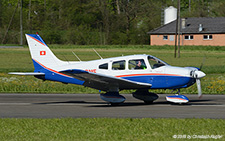 Piper PA-28 Warrior II | HB-PMF | private (Fliegerschule Birrfeld) | ALPNACH (LSMA/---) 30.04.2016