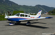 Piper PA-28 Warrior II | HB-PMF | private (Fliegerschule Birrfeld) | ALPNACH (LSMA/---) 30.04.2016