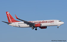 Boeing 737-86J | TC-TJH | Corendon Airlines  |  Flying on behalf of Pegasus Airlines | Z&UUML;RICH (LSZH/ZRH) 21.01.2016