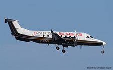 Raytheon 1900D | F-GTKJ | Twin Jet  |  Promoting the company's flights between Stuttgart and Lyon | Z&UUML;RICH (LSZH/ZRH) 22.01.2016