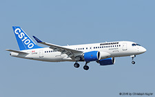 Bombardier CSeries 100 | C-FFCO | Bombardier  |  Route Proving in Europe | Z&UUML;RICH (LSZH/ZRH) 10.03.2016