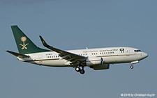 Boeing 737-7AJ BBJ | HZ-MF2 | Government of Saudi Arabia | Z&UUML;RICH (LSZH/ZRH) 07.05.2016