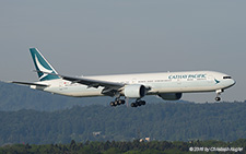 Boeing 777-367ER | B-KPR | Cathay Pacfic  |  Modified livery | Z&UUML;RICH (LSZH/ZRH) 21.05.2016