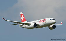 Bombardier CSeries 100 | HB-JBA | Swiss Global Airlines  |  Making a low pass | Z&UUML;RICH (LSZH/ZRH) 01.07.2016