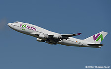 Boeing 747-4H6 | EC-KXN | Wamos Air  |  Operating for Vuelling | Z&UUML;RICH (LSZH/ZRH) 03.07.2016