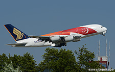 Airbus A380-841 | 9V-SKI | Singapore Airlines  |  50 year of Singapore Independence | Z&UUML;RICH (LSZH/ZRH) 10.07.2016