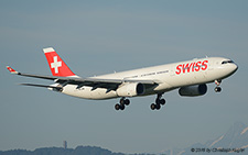 Airbus A330-343X | HB-JHB | Swiss International Air Lines | Z&UUML;RICH (LSZH/ZRH) 30.07.2016