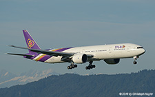 Boeing 777-3ALER | HS-TKQ | Thai Airways International | Z&UUML;RICH (LSZH/ZRH) 30.07.2016