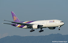 Boeing 777-2D7ER | HS-TJV | Thai Airways International | Z&UUML;RICH (LSZH/ZRH) 07.08.2016