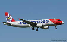 Airbus A320-214 | HB-IHY | Edelweiss Air  |  with replacement nose | Z&UUML;RICH (LSZH/ZRH) 07.08.2016