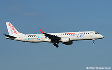 Embraer ERJ-195LR | EC-KXD | Air Europa Express  |  with Cornua smart city sticker | Z&UUML;RICH (LSZH/ZRH) 25.09.2016