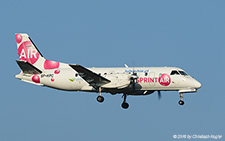 SAAB 340A | SP-KPC | Sprint Air  |  promoting the Lubuskie region in Poland | Z&UUML;RICH (LSZH/ZRH) 04.12.2016