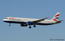 Airbus A321-231 | G-MEDM | British Airways | Z&UUML;RICH (LSZH/ZRH) 24.04.2017