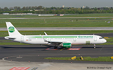 Airbus A321-211 | D-ASTE | Germania  |  with replacement front cargo door | D&UUML;SSELDORF (EDDL/DUS) 20.04.2018