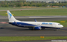 Boeing 737-82R | YR-BMK | Blue Air | D&UUML;SSELDORF (EDDL/DUS) 20.04.2018