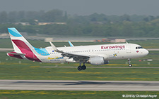 Airbus A320-214 | D-AEWG | Eurowings  |  Visit Sweden and Göteborg sticker | D&UUML;SSELDORF (EDDL/DUS) 21.04.2018
