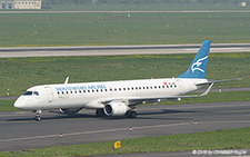 Embraer ERJ-195LR | 4O-AOA | Montenegro Airlines  |  with Montenegro Wild Beauty sticker | D&UUML;SSELDORF (EDDL/DUS) 21.04.2018