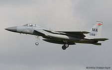 McDonnell Douglas F-15C Eagle | 86-0158 | US Air Force | LEEUWARDEN (EHLW/LWR) 16.04.2018