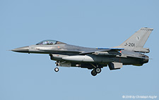 General Dynamics F-16AM | J-201 | Royal Netherlands Air Force | LEEUWARDEN (EHLW/LWR) 18.04.2018