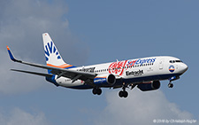 Boeing 737-8Z9 | D-ASXB | SunExpress Germany  |  Promoting the German Football Club Eintracht Frankfurt | ARRECIFE-LANZAROTE (GCRR/ACE) 15.09.2018