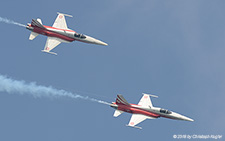 Northrop F-5E Tiger II | - | Swiss Air Force  |  Patrouille Suisse | ARBON (----/---) 05.05.2018