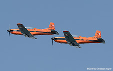 Pilatus PC-7 | T7-FMA | private  |  in formation with T7-FUN | ARBON (----/---) 05.05.2018