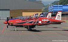 Pilatus PC-21 | HB-HWV | Royal Australian Air Force  |  will become A54-022 with the Roulettes | BUOCHS (LSZC/BXO) 12.07.2018