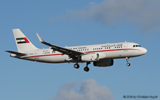 Airbus A320-232 | A6-SHJ | UAE . Sharjah Rulers Flight | Z&UUML;RICH (LSZH/ZRH) 01.01.2018