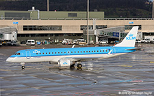 Embraer ERJ-190STD | PH-EXB | KLM Cityhopper | Z&UUML;RICH (LSZH/ZRH) 02.01.2018