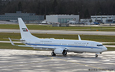 Boeing 737-8EC | A6-MRM | Dubai Airwing | Z&UUML;RICH (LSZH/ZRH) 02.01.2018
