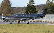 Pilatus PC-12/47 | OY-GSB | untitled (Widex) | Z&UUML;RICH (LSZH/ZRH) 02.01.2018