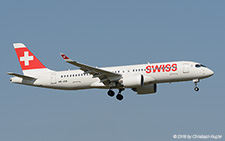 Bombardier CSeries 300 | HB-JCB | Swiss Global Airlines | Z&UUML;RICH (LSZH/ZRH) 07.04.2018