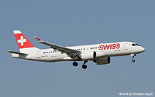 Bombardier CSeries 300 | HB-JCC | Swiss Global Airlines | Z&UUML;RICH (LSZH/ZRH) 07.04.2018