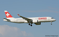 Bombardier CSeries 300 | HB-JCJ | Swiss International Air Lines | Z&UUML;RICH (LSZH/ZRH) 01.06.2018